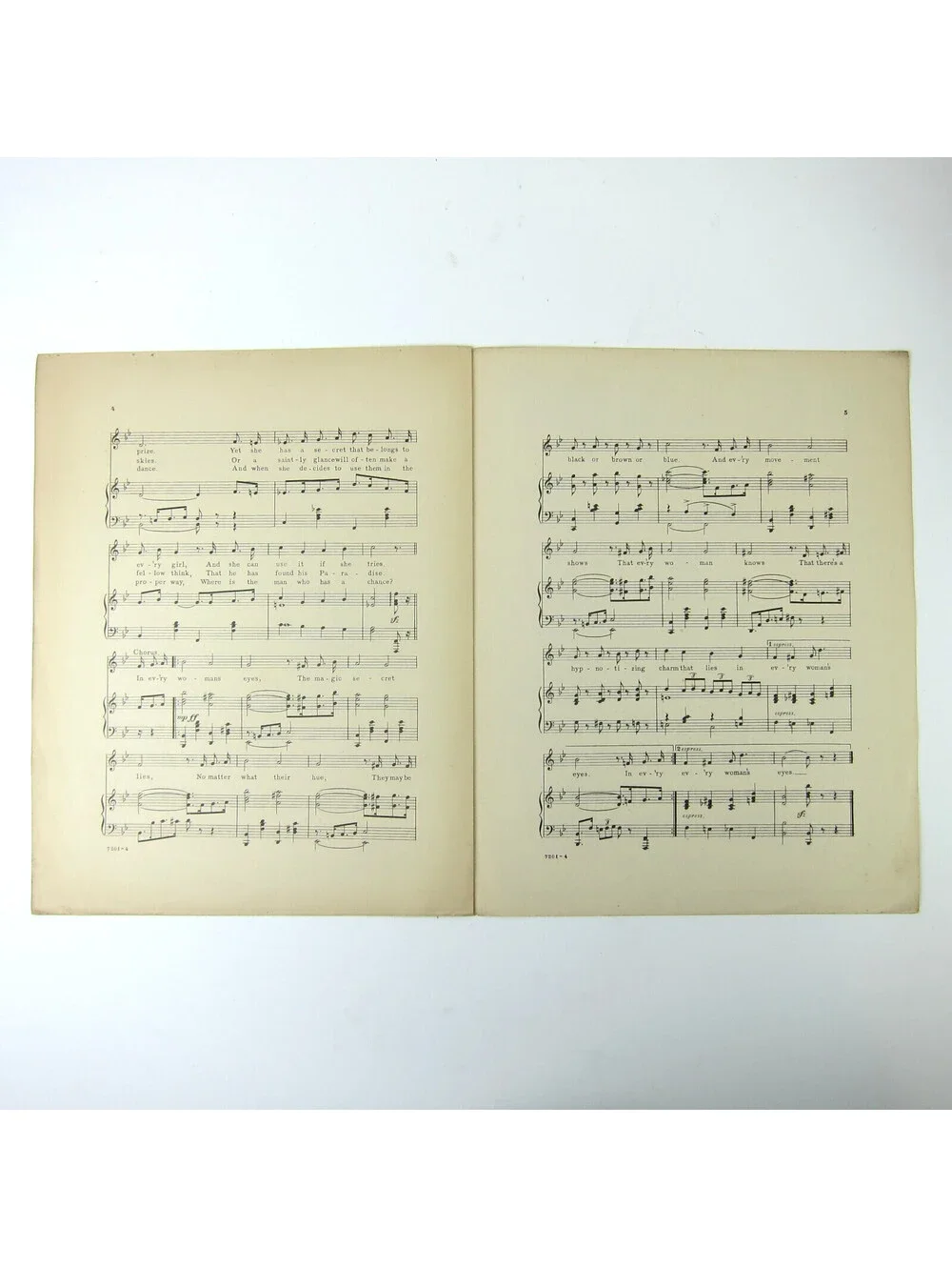 Black Poet JAMES WELDON JOHNSON Sheet Music Every Woman's Eyes 1912 Antique RARE